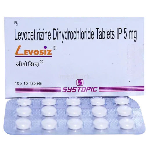 levosiz 5mg tablet 15's